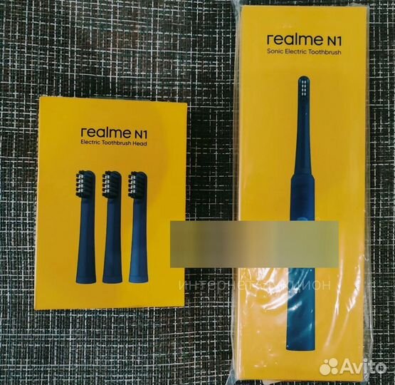 Электрическаяая зубная щетка Realme N1 + 3 насадки
