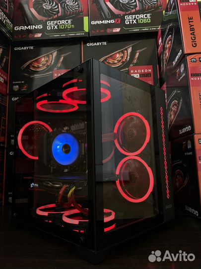 Игровой пк 10 ядер + Msi GamingX 1070 8gb + 32gb