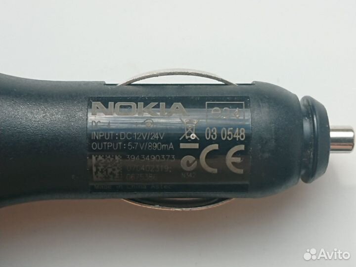 Автомобильная зарядка телефона Nokia DC-4