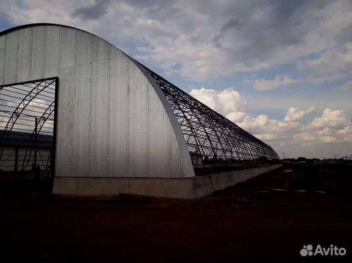 Ангар под ключ. Размер 15х70м