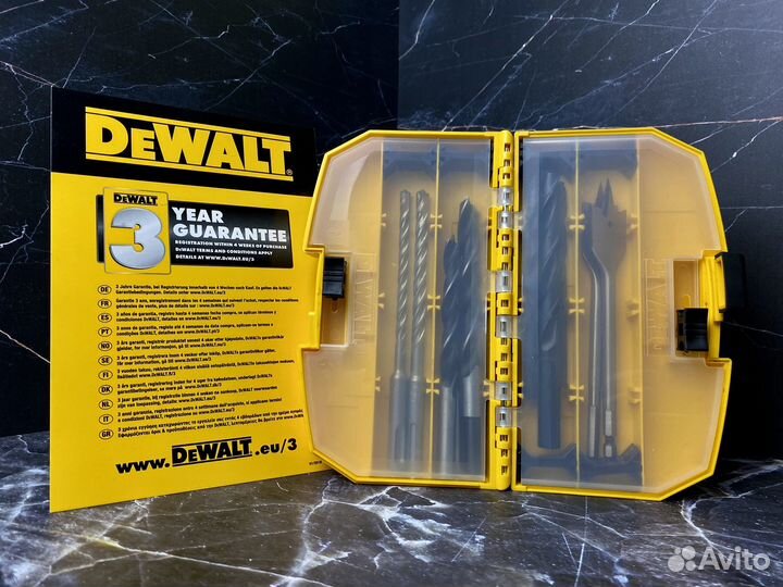 Набор сверл DeWalt универсальный в кейсе