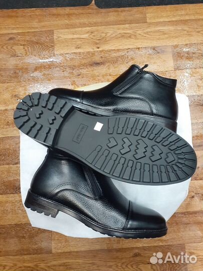 Великаны. Весенние, мужские, кожаные полусапоги