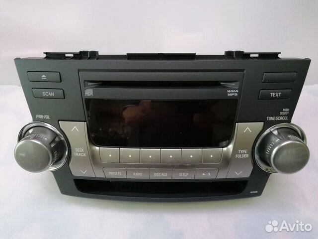 Магнитола Toyota Highlander II 86120-OE370-CO