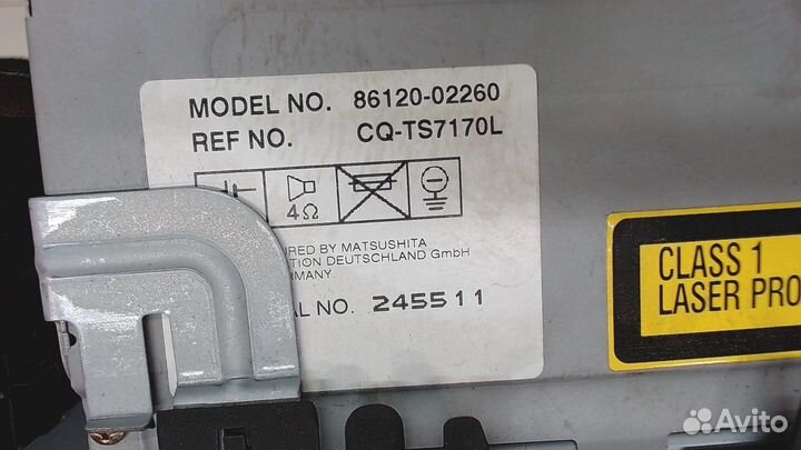 Магнитола Toyota Corolla E12, 2002