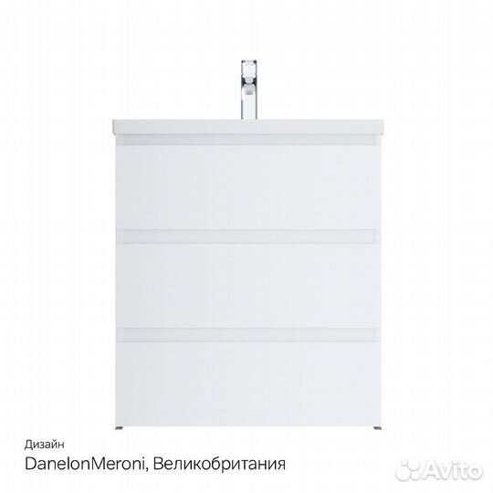 Тумба под раковину AM.PM Gem S 75 M91FSX0752WG Белая