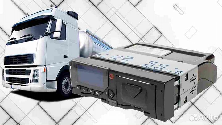 Автомобильный тахограф Меркурий та-001, с скзи