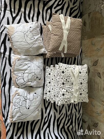 Бортики в детскую кроватку