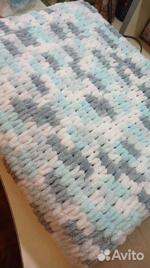 Плед вязаный