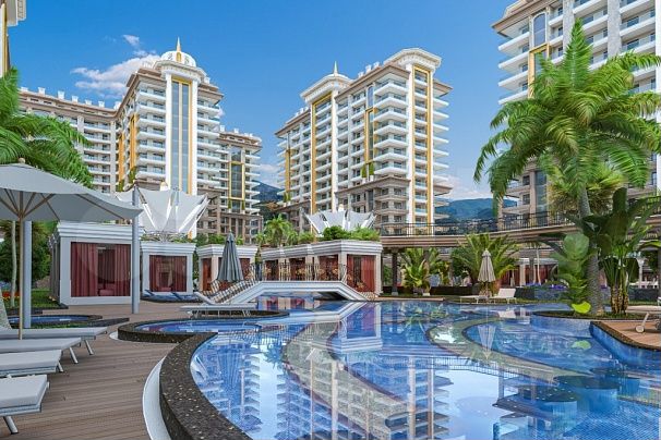 1-к. квартира, 85 м² (Турция)