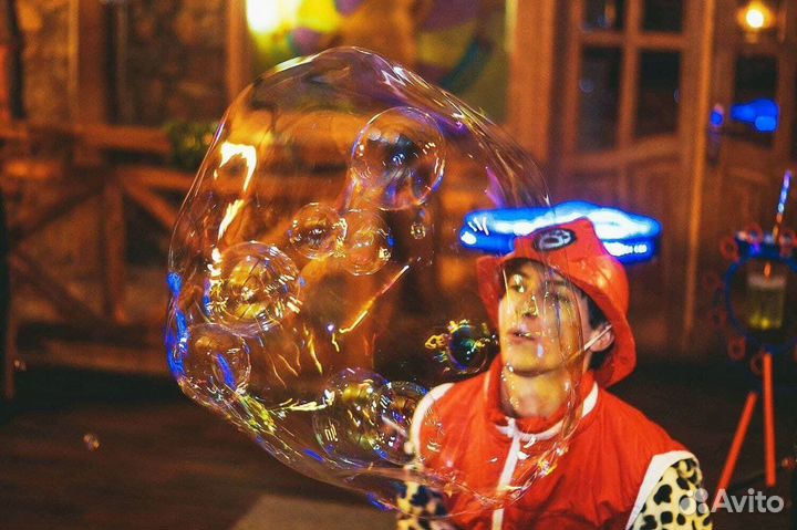 Детский аниматор + Шоу Гигантские пузыри