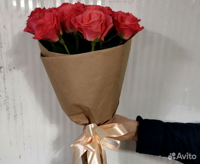 101 роза с доставкой, букет роз с доставкой