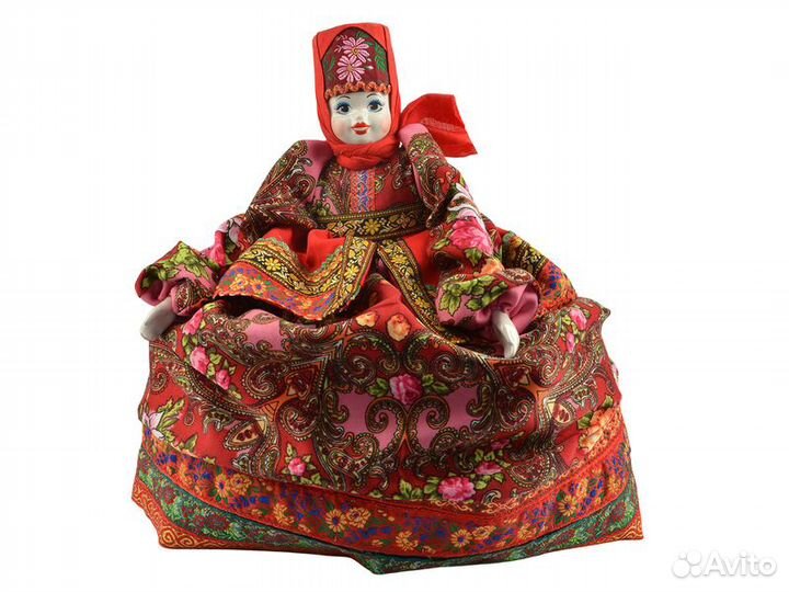 Грелка на заварочный чайник, кукла «Елизавета»