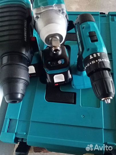 Makita Перфоратор Шуруповерт Гайковерт 3в1