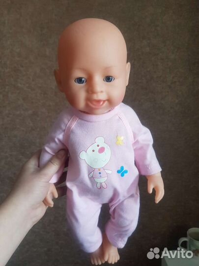 Пупс и стульчик для кормления