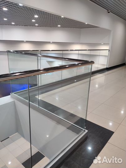 Ограждение из стекла