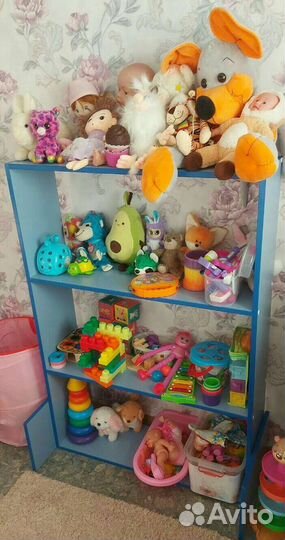 Стеллаж для игрушек новый