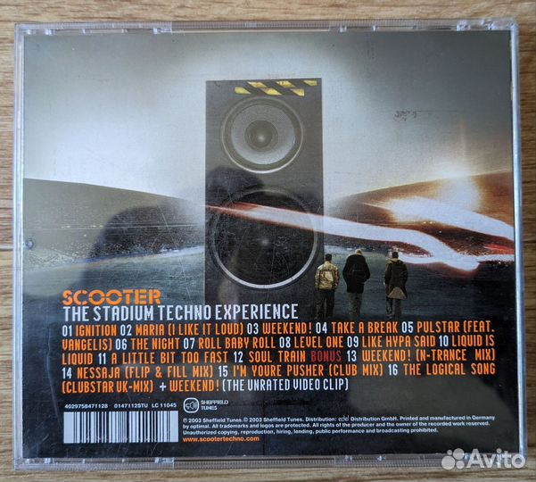 Коллекция CD дисков Scooter