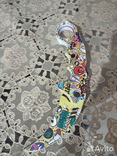 Продаю деревянный нож-керамбит