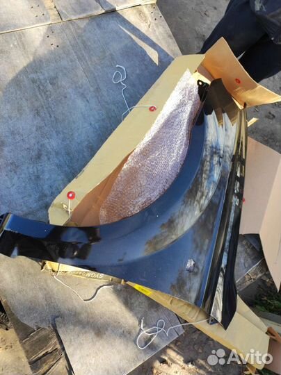 Aveo T250 крыло переднее левое в цвет черное