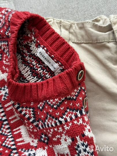 Свитер с оленями и брючки