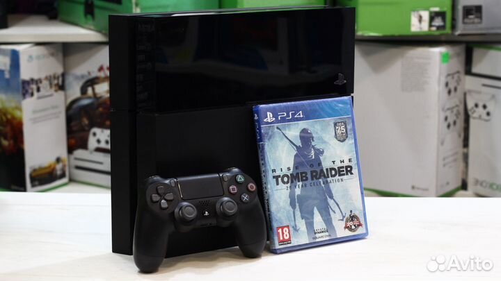 Sony Ps4 1008A + Rise of Tomb Raider, Trade-In