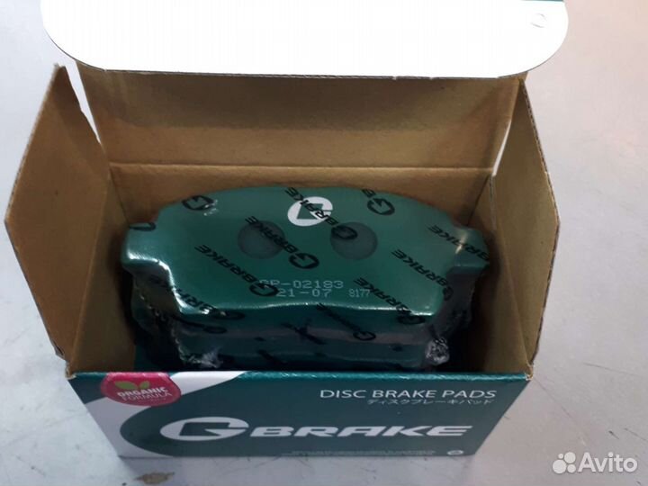 Тормозные колодки toyota corolla 120