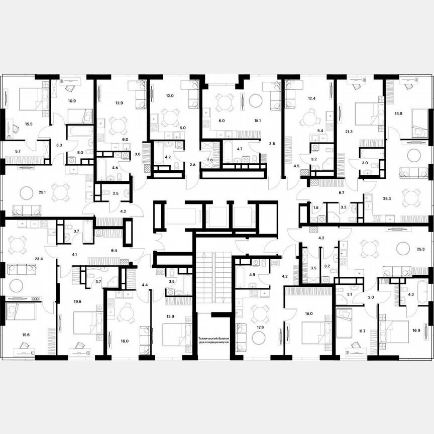 Квартира-студия, 27,3 м², 8/28 эт.