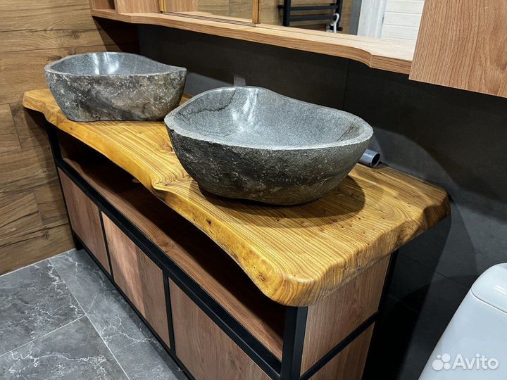 Тумба для ванной с ящиками