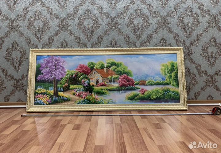 Картина из круглых алмазов