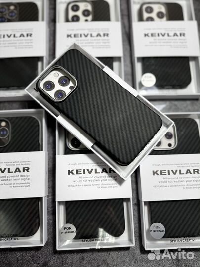 Чехол на iPhone 13 14 15 pro max карбон pitaka