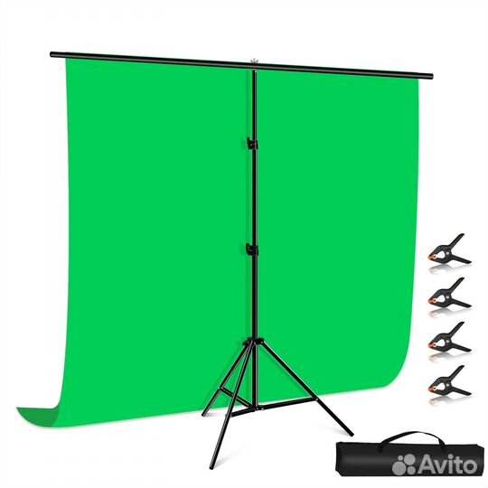 Хромакей с подставкой, стойка для фона крепление д
