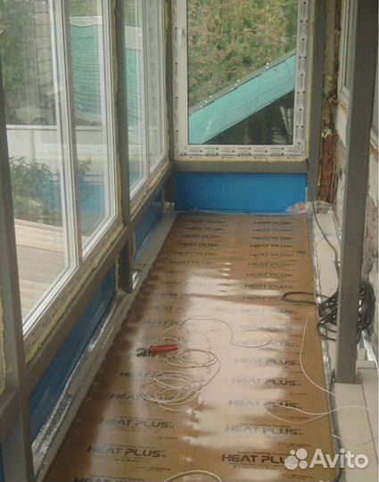 Теплый пол (квадратный метр) терморегулятор монтаж