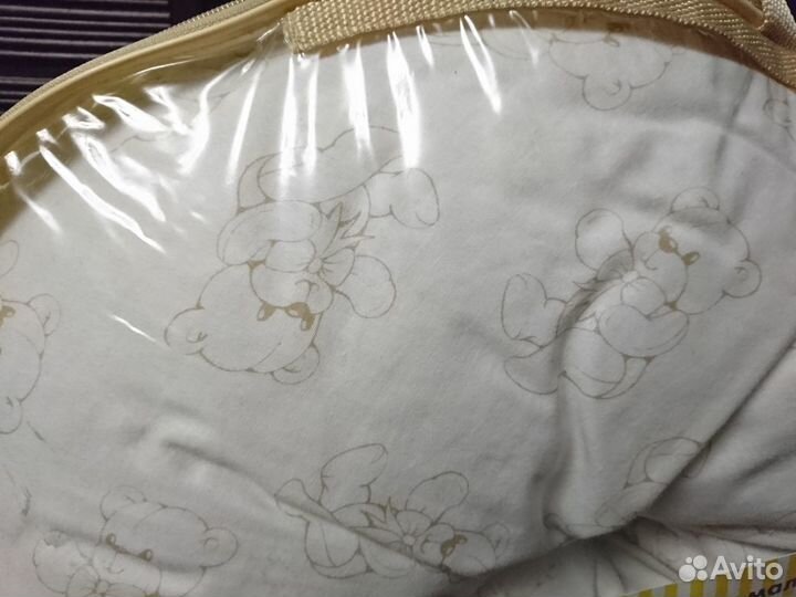 Подушка для кормления leader kids кофейные мишки