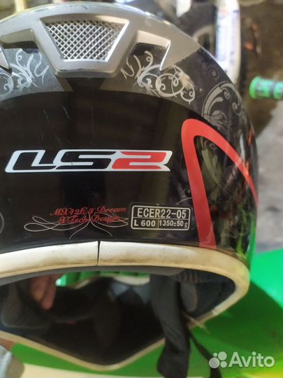 Мотошлем кроссовый LS2