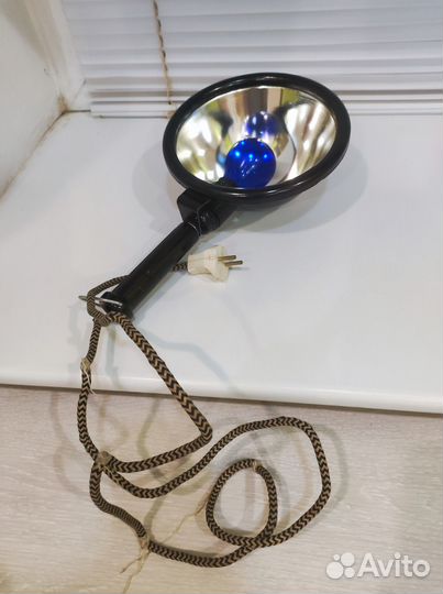 Синяя лампа для прогревания