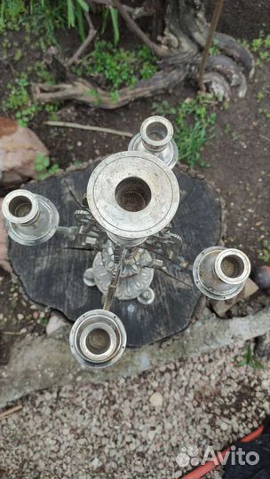 Старинный канделябр на пять свечей царизм