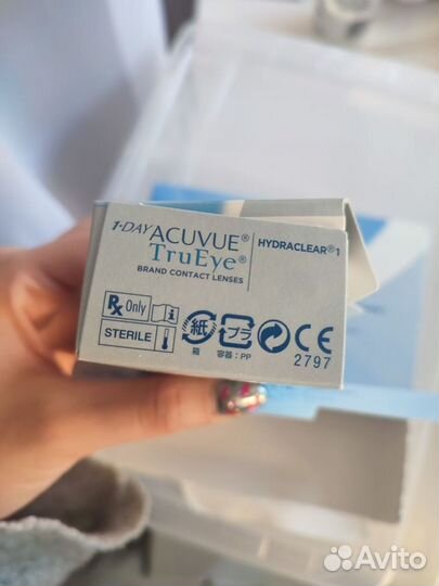 Линзы 1 day acuvue trueye 90шт