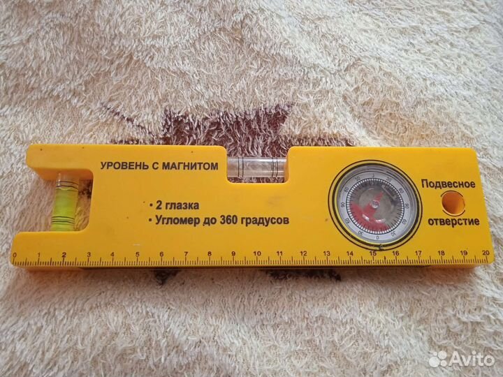 Уровень строительный, магнитный