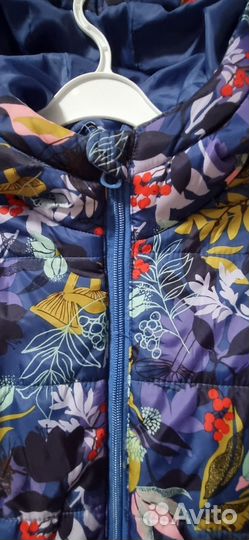 Утеленный плащ для девочки 134