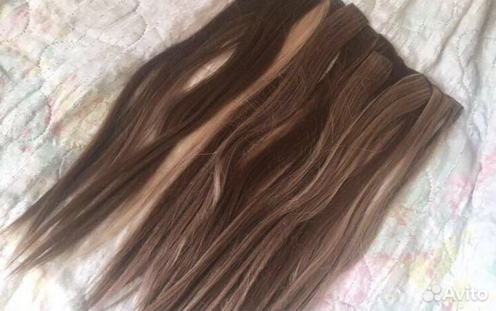 Набор волос на заколках