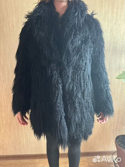 Полушубок из ламы натуральный