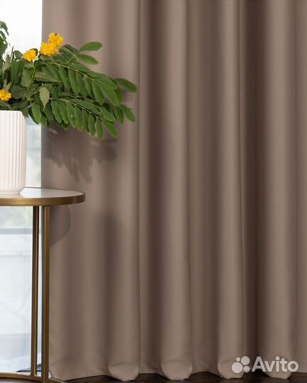 Блэкаут шторы Марсель Крем