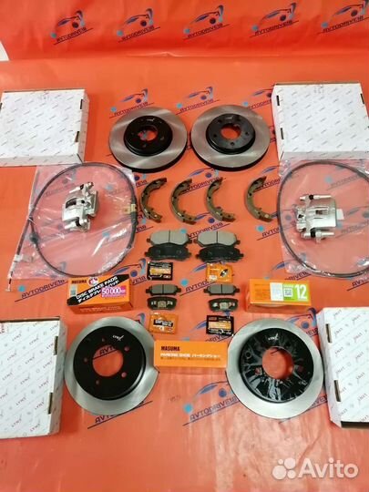 Диски тормозные передние, задние lancer 10