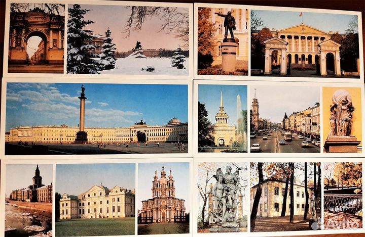 Советские открытки СССР Виды Ленинграда