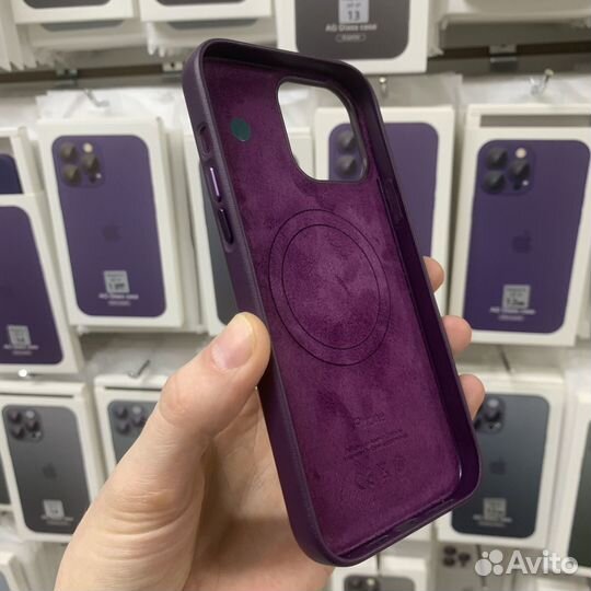 Чехол на iPhone 13 Pro Max MagSafe фиолетовый LC