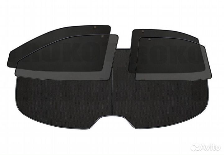 Автошторки Premium газ Volga Siber (2008-2010) Sd