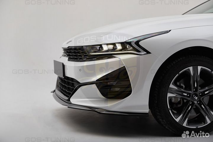 Накладка на передний бампер Киа К5 GT Lile