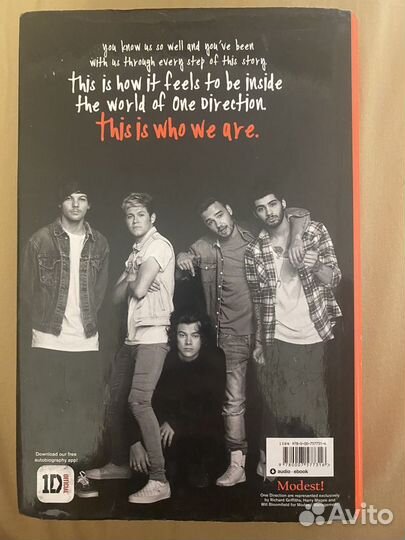 Цена за 2 книги Who we are One direction, Zayn