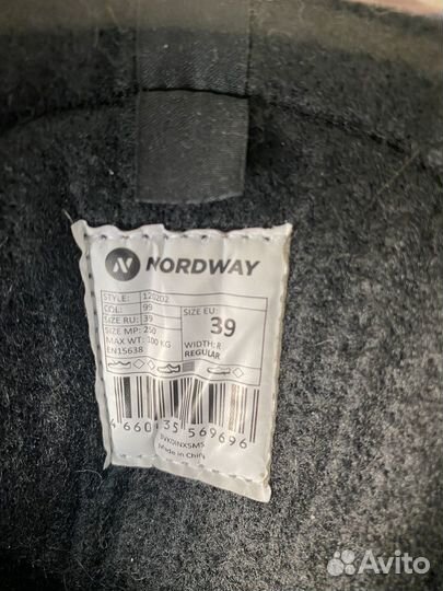 Коньки хоккейные nordway 39 размер