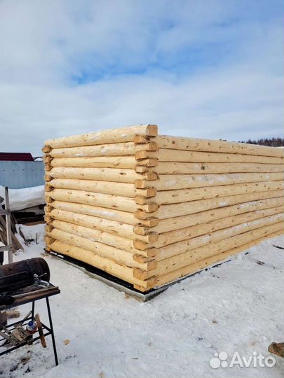 Сруб бани 3х6